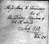 Martha (Darnall) Quantance Bible Inscription