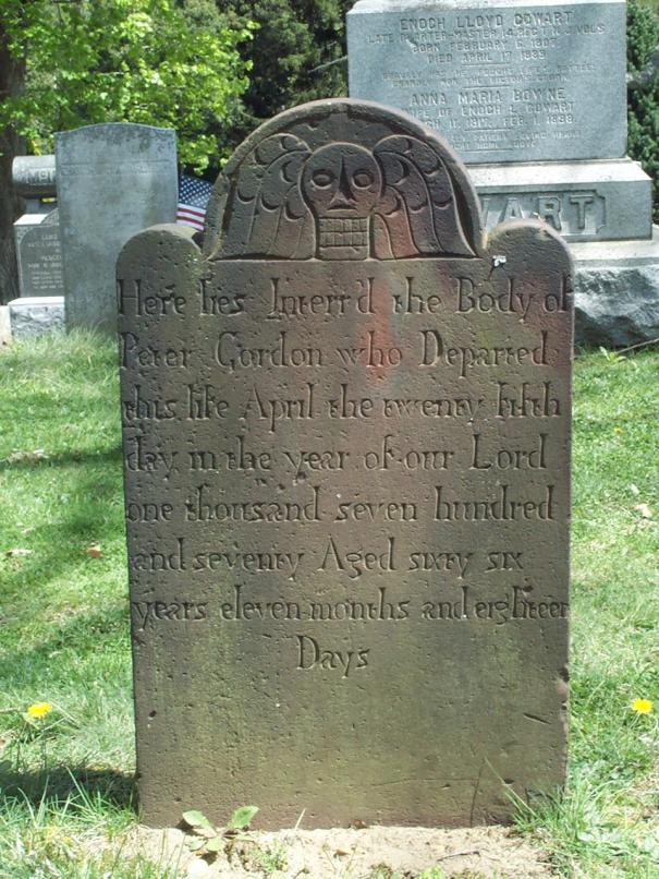 Grave of Peter Gordon